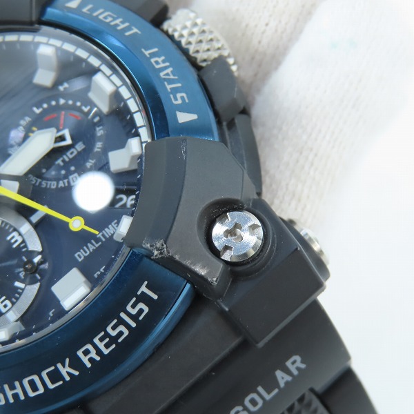実際に弊社で買取させて頂いたG-SHOCK/Gショック FROGMAN/フロッグマン アナログ 電波ソーラー GWF-A1000C-1AJFの画像 7枚目