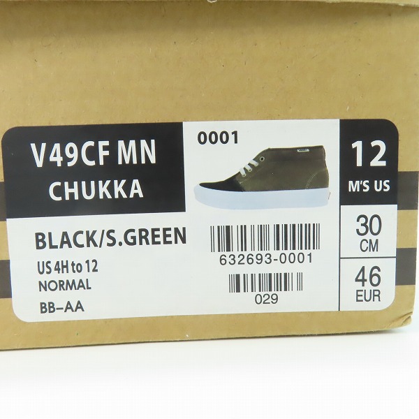 実際に弊社で買取させて頂いたVANS/バンズ V49CF MN CHUKKA/チャッカ  632693-0001/30の画像 8枚目