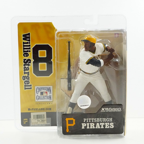実際に弊社で買取させて頂いた【未開封】McFARLANE/マクファーレン ピッツバーグ・パイレーツ #8 Willie Stargell ウィリー・スタージェル フィギュア