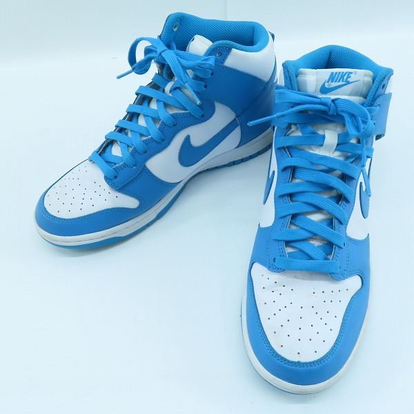 実際に弊社で買取させて頂いたNIKE/ナイキ DUNK HIGH RETRO Championship Blue ダンク DD1399-400/27.5