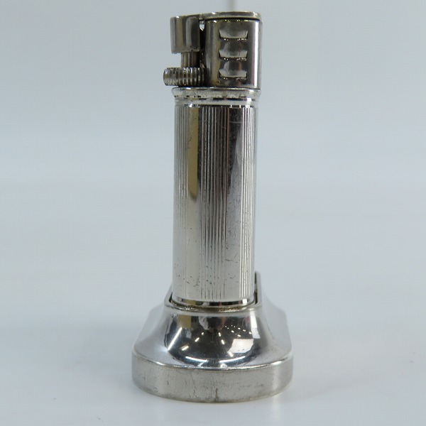実際に弊社で買取させて頂いたdunhill/ダンヒル ユニーク 卓上型 テーブルオイルライター シルバーの画像 3枚目