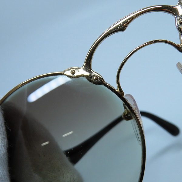 実際に弊社で買取させて頂いたPRADA/プラダ ラウンド型/ウェーブテンプル サングラス SPR55T の画像 7枚目