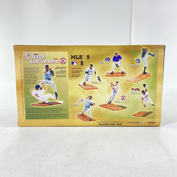 実際に弊社で買取させて頂いた【未開封】McFARLANE TOYS/マクファーレントイズ ヤンキース JETER/レッドソックス GARCIAPARRA フィギュアの画像 2枚目