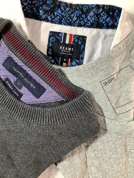 実際に弊社で買取させて頂いた【おまとめ】トミーヒルフィガー/ビームス/シップス 等 カットソー/シャツ/Tシャツ 他 の画像 1枚目