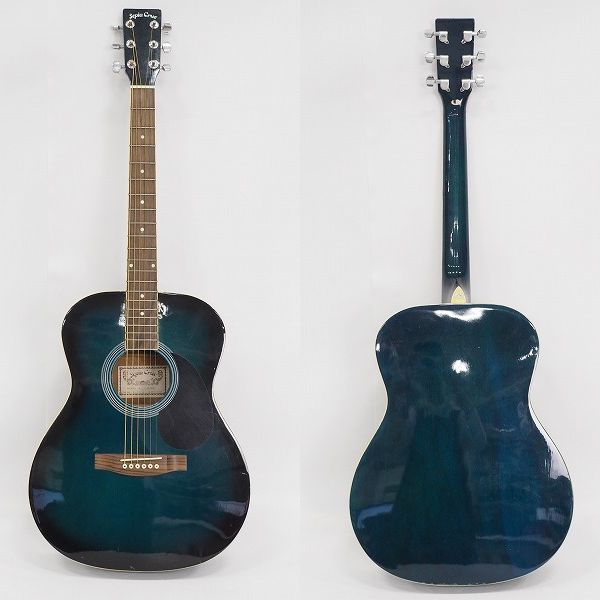 実際に弊社で買取させて頂いた★【難有り】Sepia Crue/セピアクルー F-20-BLS アコースティックギター/アコギの画像 1枚目
