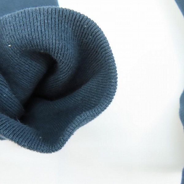 実際に弊社で買取させて頂いたChampion/チャンピオン UCLA REVERSE WEAVE sweat parka リバースウィーブ スウェット パーカー 赤単タグ 復刻 ネイビー Mの画像 6枚目