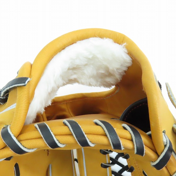 実際に弊社で買取させて頂いたHI-GOLD/ハイゴールド スペシャルオーダー 硬式 内野手 右投げ用 グローブ SKG-408SPの画像 4枚目