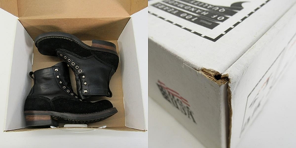 実際に弊社で買取させて頂いたWHITES BOOTS/ホワイツブーツ スモークジャンパー ブーツ 350 MVLTT /7.5の画像 8枚目