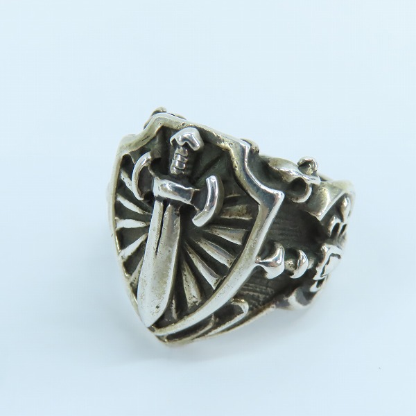実際に弊社で買取させて頂いたStar Knights/スターナイツ ソード エンブレム  エクスカリバー リング SILVER925/シルバー/19号