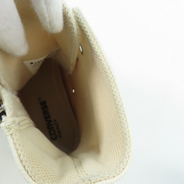 実際に弊社で買取させて頂いたCONVERSE/コンバース サイドジップ キャンバス 10ホール スニーカー 1SD165/26の画像 4枚目