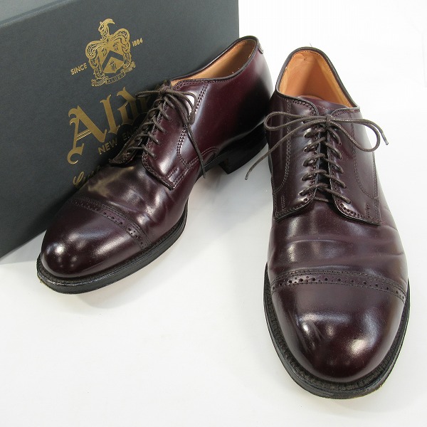 実際に弊社で買取させて頂いたALDEN/オールデン コードバン パンチドゥキャップトゥ レザー シューズ 56201/7.5D