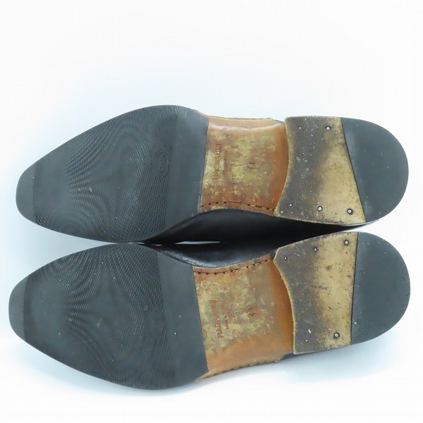 実際に弊社で買取させて頂いたMAGNANNI/マグナーニ レザー 切替 ドレスシューズ/41の画像 2枚目