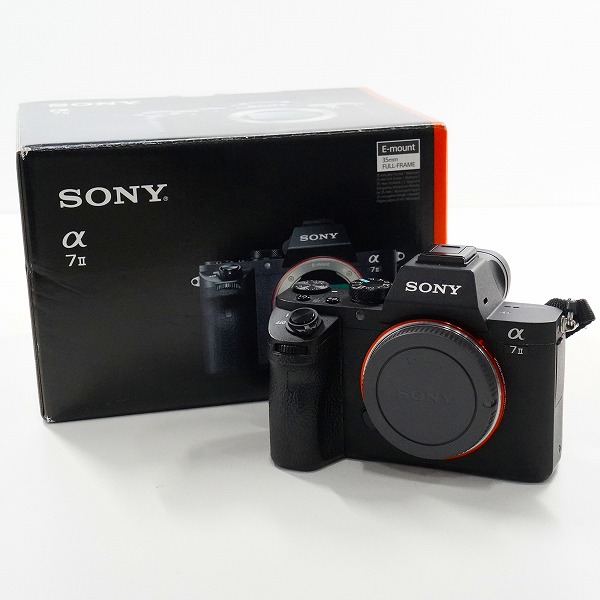 実際に弊社で買取させて頂いたSONY/ソニー ILCE-7M2 α7 II アルファ7 II ミラーレス一眼 デジタルカメラ ボディ 動作確認済み