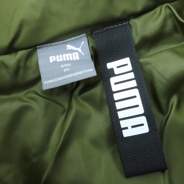 実際に弊社で買取させて頂いた【未使用】puma/プーマ シェルパ ハイブリッド ジャケット 672429-62 /オリーブ/XXLの画像 2枚目