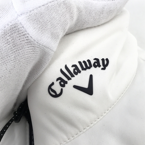 実際に弊社で買取させて頂いたCallaway/キャロウェイ 中綿ベスト ホワイト H22216100/Lの画像 5枚目