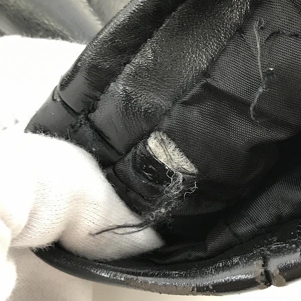 実際に弊社で買取させて頂いたHARLEY-DAVIDSON/ハーレーダビッドソン レザー シングルライダースジャケット Mの画像 9枚目