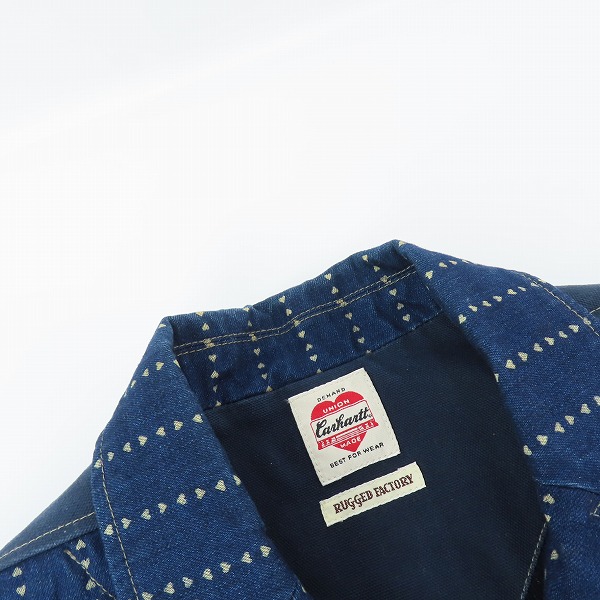 実際に弊社で買取させて頂いたcarhartt/カーハート ラギッドファクトリー別注 ハートウォバッシュ ワークベスト/Lの画像 5枚目