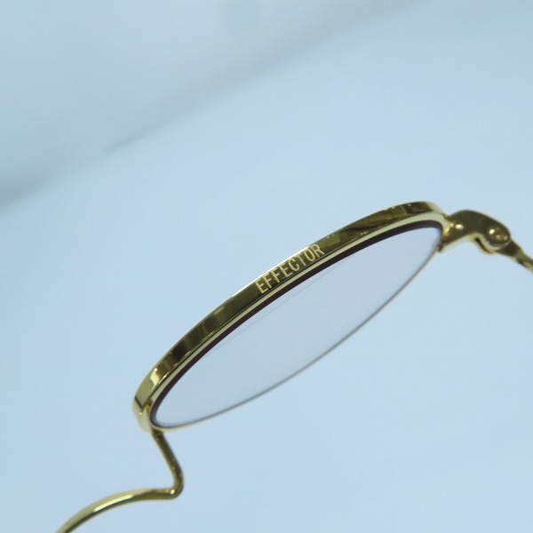実際に弊社で買取させて頂いたEFFECTOR/エフェクター LAYLA/レイラ チタニウム ラウンド型 眼鏡/メガネフレームの画像 7枚目