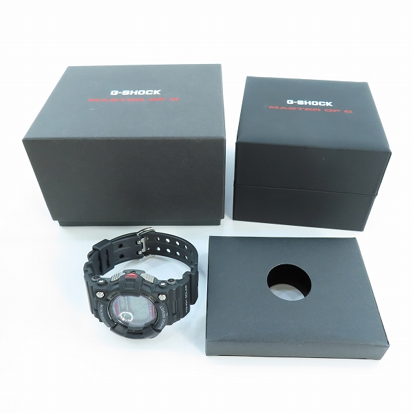 実際に弊社で買取させて頂いたG-SHOCK/Gショック FROGMAN/フロッグマン Master of G/マスターオブG ソーラー電波時計 GWF-1000-1JFの画像 7枚目