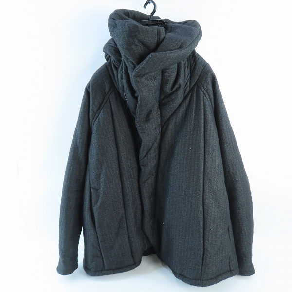 実際に弊社で買取させて頂いたJULIUS/ユリウス スラッシング フーデット オーバージャケット 557BLM1/2