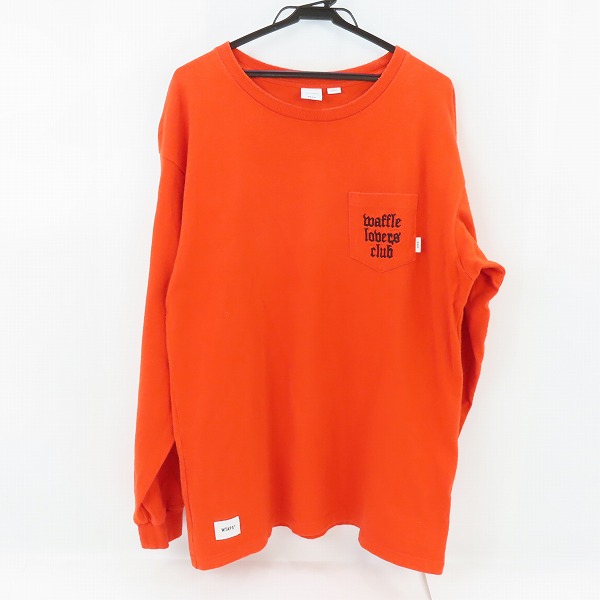 実際に弊社で買取させて頂いたWTAPS×VANS/ダブルタップス×バンズ 胸刺繍 ロングTシャツ X02