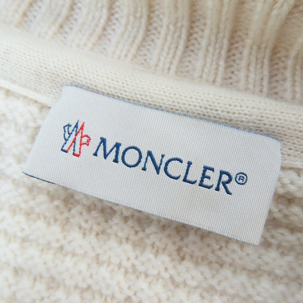 実際に弊社で買取させて頂いた【JPタグ】MONCLER/モンクレール MAGLIONE TRICOT CARDIGAN 羊毛 カーディガン E20919423400 XLの画像 2枚目