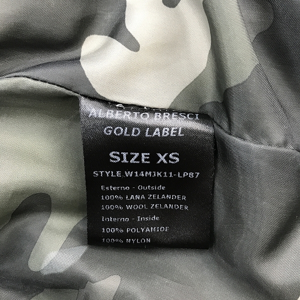 実際に弊社で買取させて頂いたHYDROGEN/ハイドロゲン Alberto Bresci Gold Label  ウール ダウンジャケット/XSの画像 3枚目