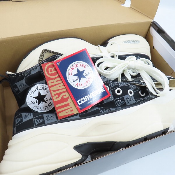 実際に弊社で買取させて頂いた【未使用】CONVERSE × NEW ERA/コンバース× ニューエラ ALL STAR R SURGETRAINER HI スニーカー 31312420/27.5の画像 7枚目