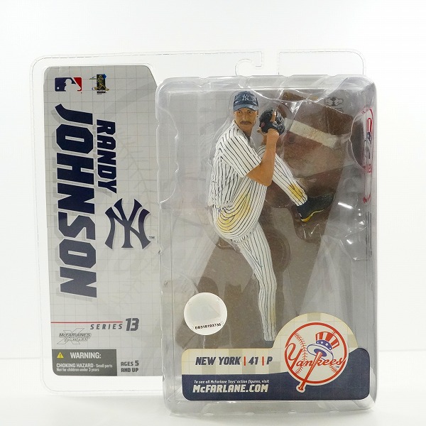 実際に弊社で買取させて頂いた【未開封】McFARLANE TOYS/マクファーレントイズ ニューヨーク・ヤンキース #41 RANDY JOHNSON ランディ・ジョンソン