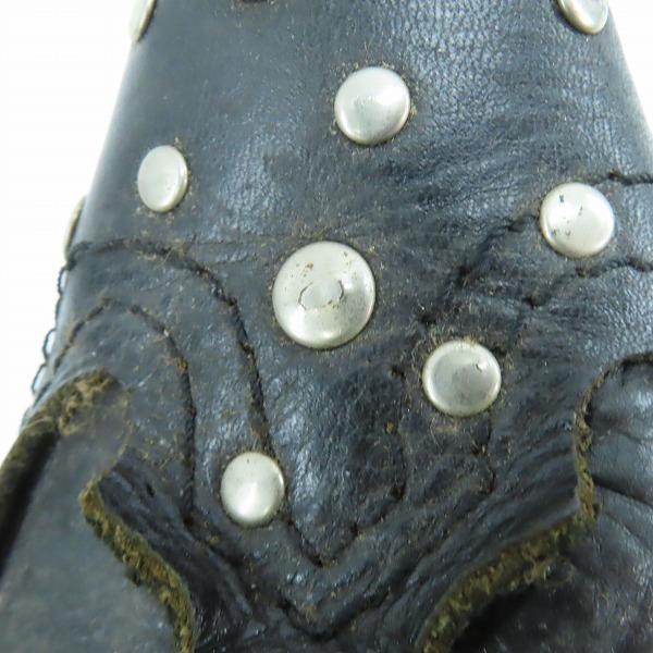 実際に弊社で買取させて頂いたJUNYA WATANABE COMME des GARCONS/ジュンヤワタナベ コムデギャルソン レザー ロングブーツ/Mの画像 7枚目