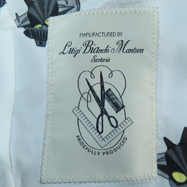 実際に弊社で買取させて頂いたHYDROGEN × LUIGI BIANCHI MANTOVA/ハイドロゲン × ルイジビアンキ ウール チェスターコート/46の画像 2枚目