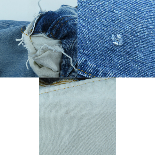 実際に弊社で買取させて頂いたLevi's/リーバイス 505-0217 デニム パンツ 42TALON ボタン裏650 82年製 W36の画像 9枚目