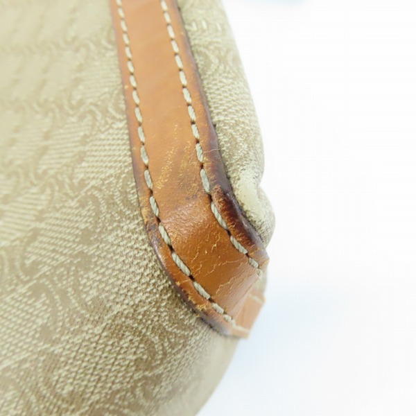 実際に弊社で買取させて頂いたCELINE/セリーヌ ロゴ マカダム柄 クラッチバッグの画像 7枚目