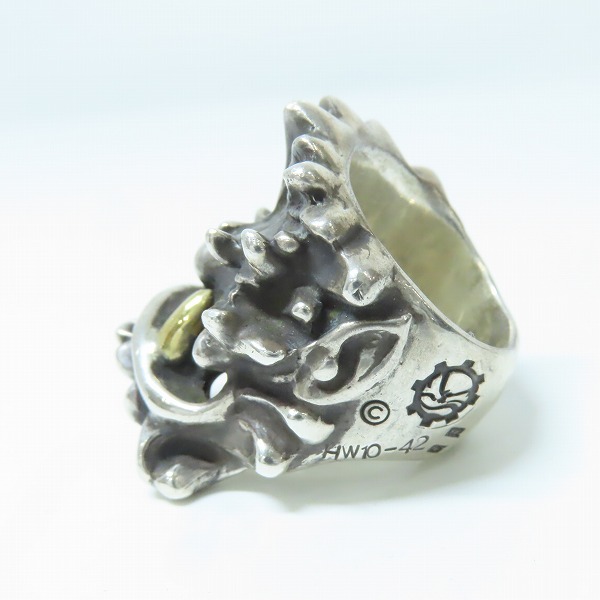 実際に弊社で買取させて頂いた【ギャラ付・HW限定】STARLINGEAR/スターリンギア 2010年 HW ウォーウルフ リング 19.5-21号/ノベルティセットの画像 2枚目