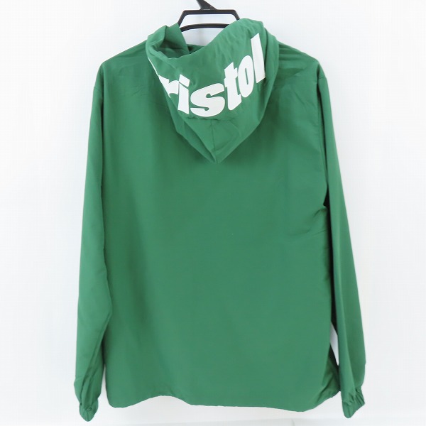 実際に弊社で買取させて頂いたF.C.Real Bristol/レアルブリストル 22SS LOGO APPLIQUE PULLOVER HOODED ANORAK プルオーバーアノラック FCRB-220069/Mの画像 1枚目