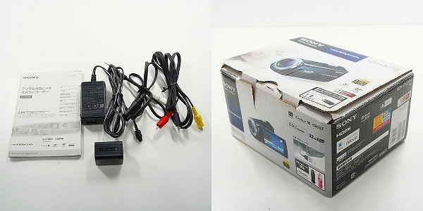 実際に弊社で買取させて頂いたSONY/ソニー HDR-CX270V Handycam ハンディカム デジタルビデオカメラ 簡易動作確認済みの画像 9枚目