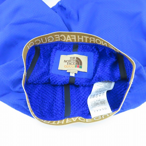 実際に弊社で買取させて頂いたTHE NORTH FACE × GUCCI/ノースフェイス×グッチ 22SS 裏フリースリブロゴパンツ レギンス ブルー NF0A7UHX 663910 ZAHSZ/Mの画像 7枚目