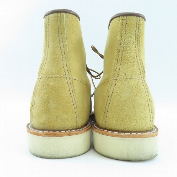 実際に弊社で買取させて頂いたRED WING/レッドウィング ワークブーツ スエード レースアップ 8833/8.5Dの画像 1枚目