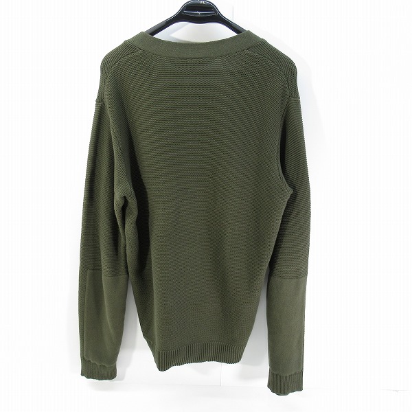 実際に弊社で買取させて頂いたLACOSTE/ラコステ ミリタリーニットカーディガン カーキ AH138EM /5の画像 1枚目