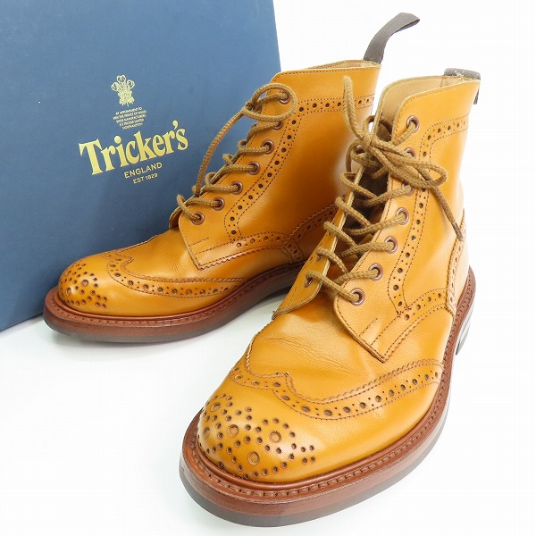 実際に弊社で買取させて頂いたTrickers/トリッカーズ MALTON/モルトン カントリーブーツ 250814 /6