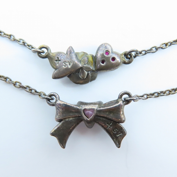 実際に弊社で買取させて頂いた【ギャラ付き】KONRON/コンロン MELANIE/メラニー 2連ネックレスの画像 2枚目