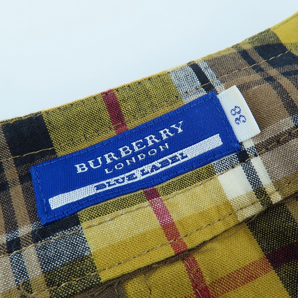 実際に弊社で買取させて頂いたBurberry London BLUE LABEL/バーバリーロンドン ブルーレーベル ノバチェック ベルト ワンピース E1J52-202-60/38の画像 2枚目