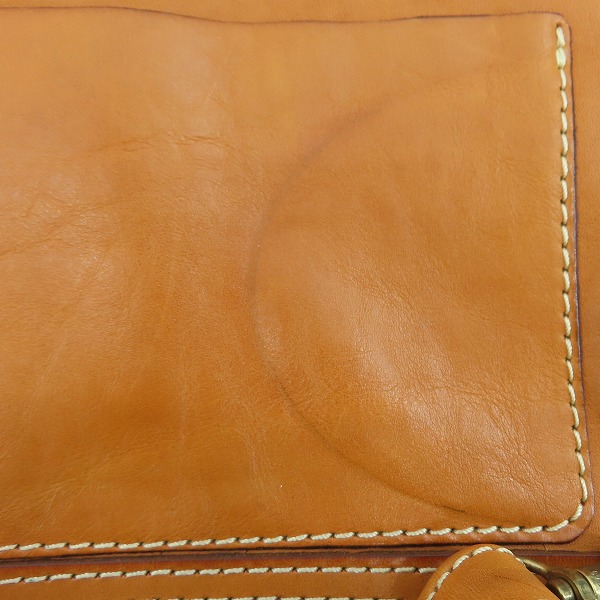 実際に弊社で買取させて頂いたHERZ/ヘルツ レザー口枠リュック/バックパックの画像 6枚目