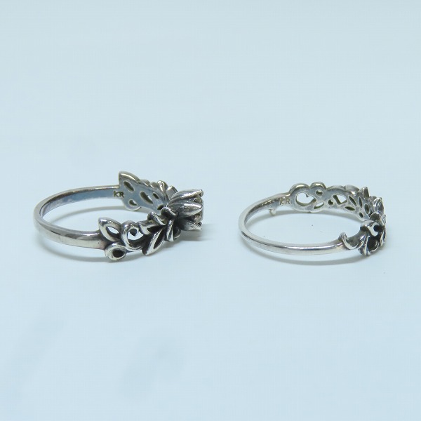 実際に弊社で買取させて頂いた【ギャラ付】KONRON/コンロン Aura リング #11/11号 2点セットの画像 4枚目