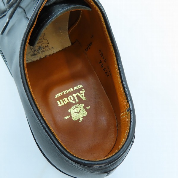 実際に弊社で買取させて頂いたALDEN/オールデンクロムエクセルクリッパーオックスフォード 94327/7の画像 4枚目