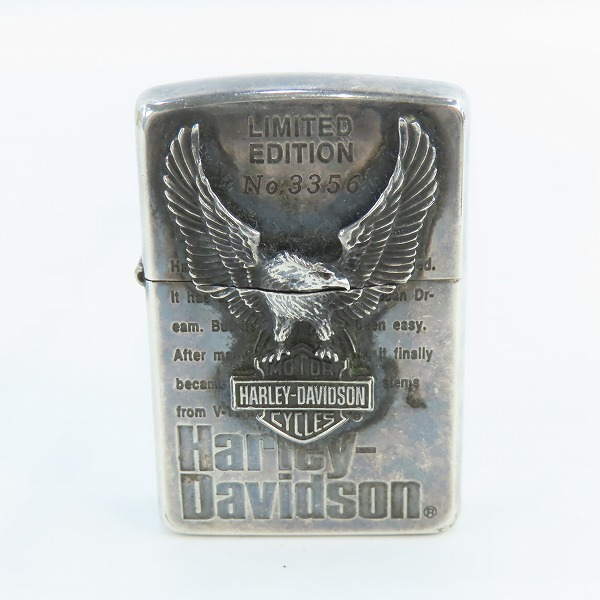 実際に弊社で買取させて頂いたZIPPO/ジッポー HARLEY DAVIDSON/ハーレーダビッドソン メタル貼り 1995年製