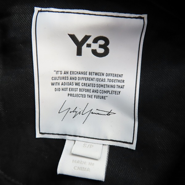 実際に弊社で買取させて頂いたY-3/ワイスリー Yohji Yamamoto×adidas/ヨウジヤマモト×アディダス ロゴ プルオーバー パーカー GV2799/Sの画像 2枚目