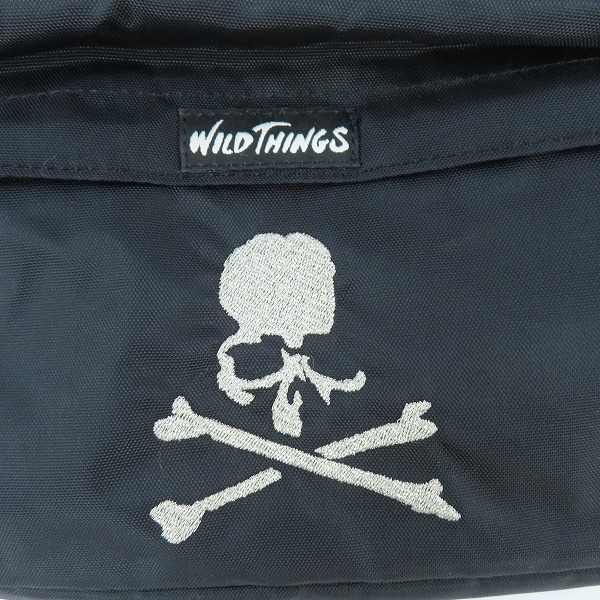 実際に弊社で買取させて頂いたmastermind japan×WILD THINGS/マスターマインドジャパン×ワイルドシングス WAIST BAG ロゴ スカル ウエストバッグ の画像 4枚目