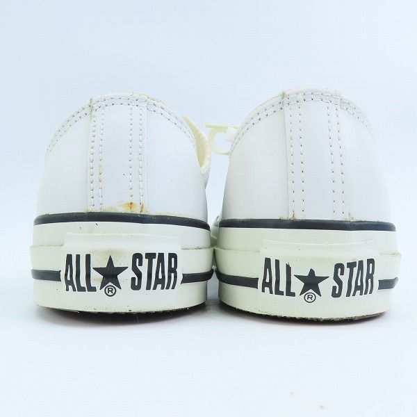 実際に弊社で買取させて頂いた(1)CONVERSE/コンバース LEATHER ALL STAR OX/レザー オールスター ホワイト 11552/26.0の画像 1枚目
