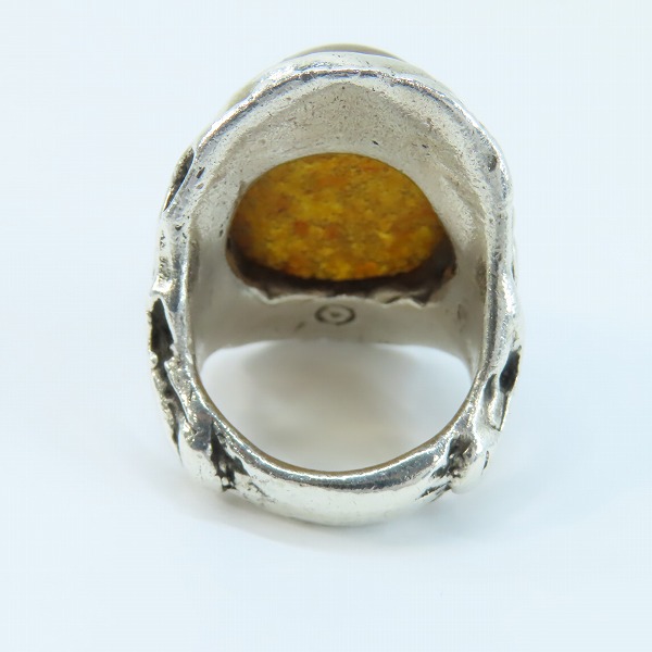 実際に弊社で買取させて頂いたALEX STREETER/アレックスストリーター エンジェルハートリング  アンバー 14号の画像 3枚目